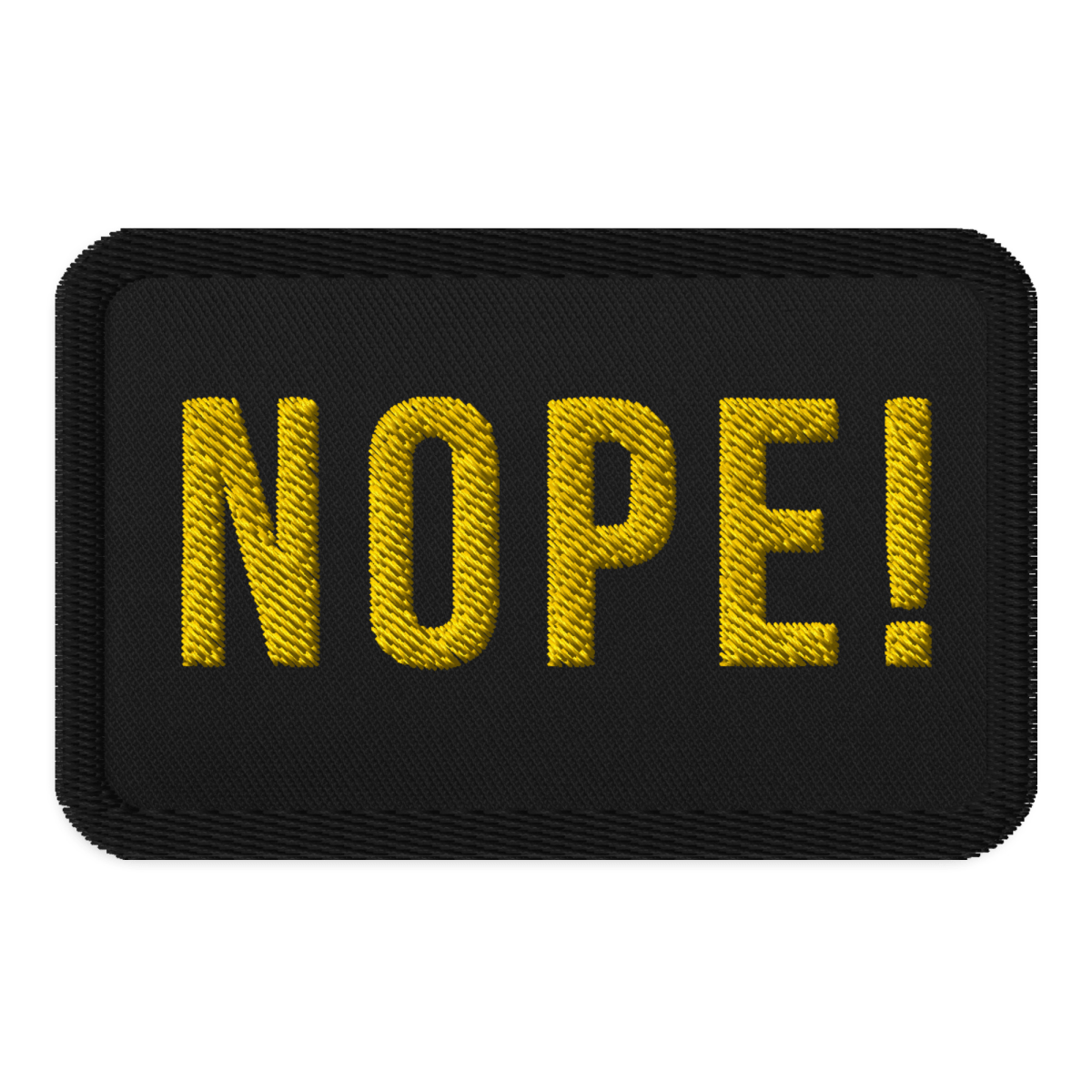 NOPE! Culture Stickers and Patches.