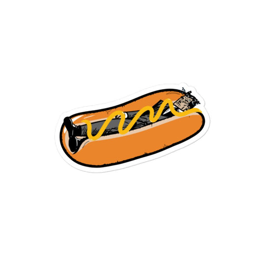NOPE! Culture hotdog vinyl sticker