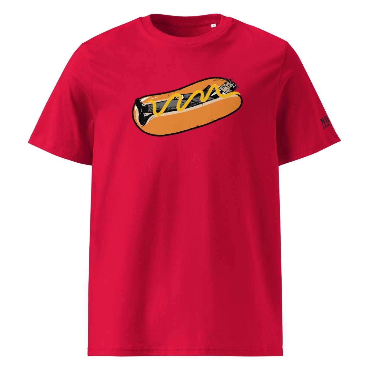 Hotdog T-Shirt Red - NOPE! Culture