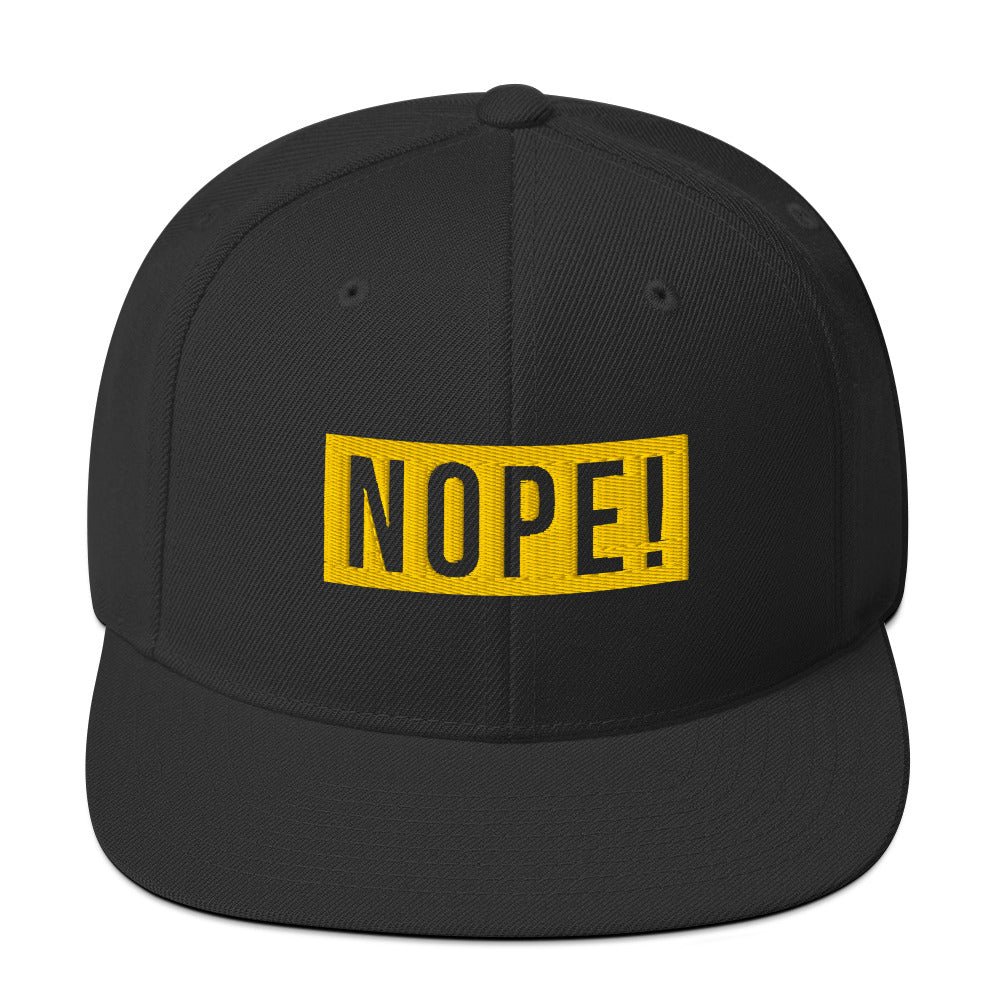 NOPE! Culture embropided NOPE! hat